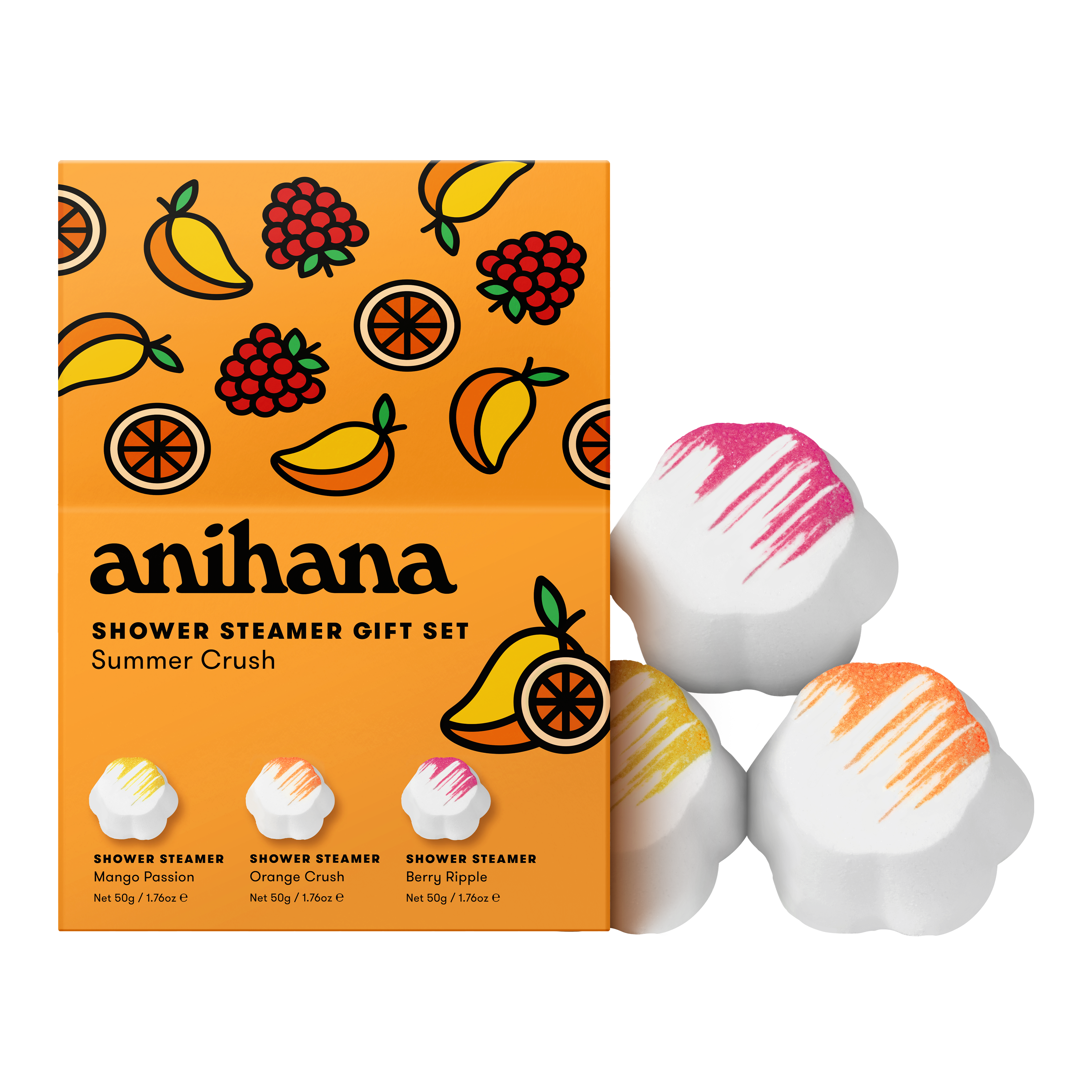 aromahanaです(^^) Summer Crush Shower Steamer Gift Set
