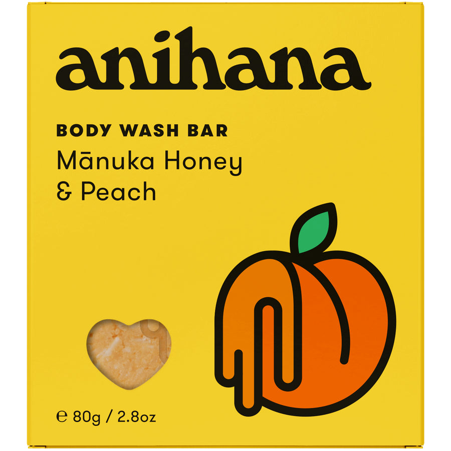 Mānuka Honey & Peach Body Wash Bar