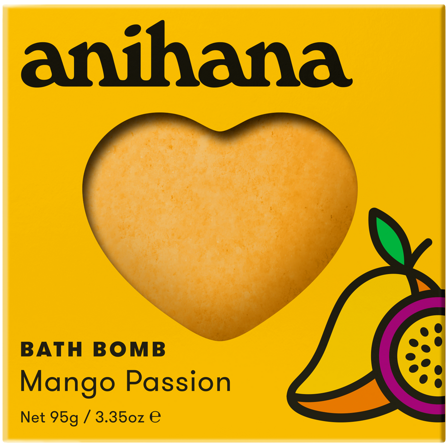 Mango Passion Heart Bath Bomb