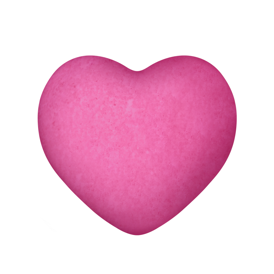 Berry Vanilla Heart Bath Bomb
