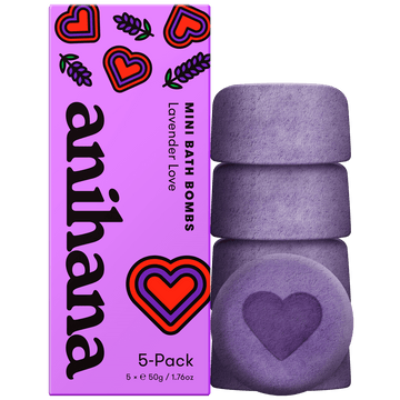 Lavender Love Mini Bath Bombs 5-Pack