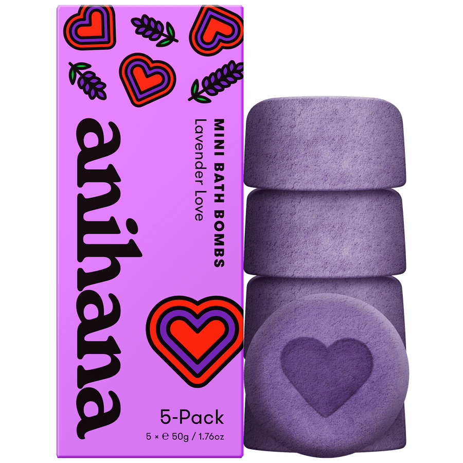 Lavender Love Mini Bath Bombs 5-Pack