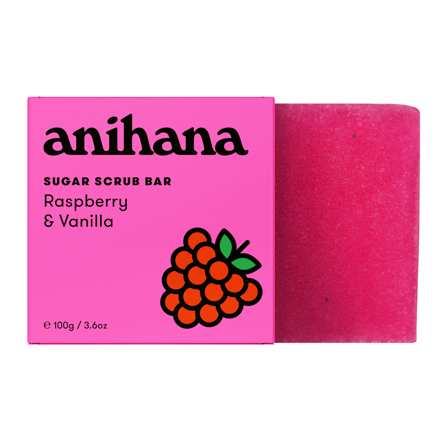 Raspberry and Vanilla Sugar Scrub Bar