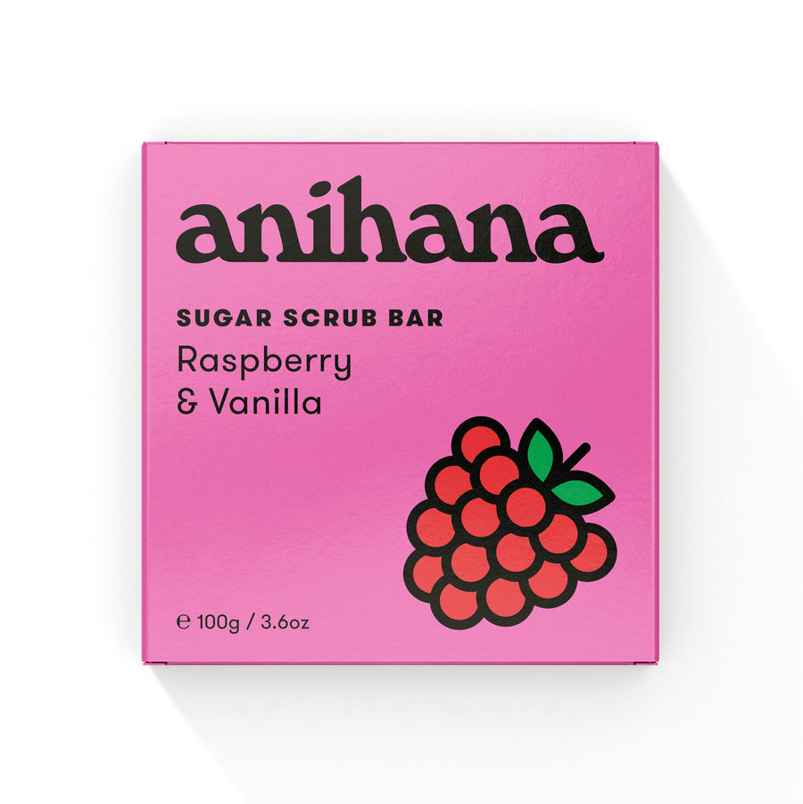 Raspberry and Vanilla Sugar Scrub Bar